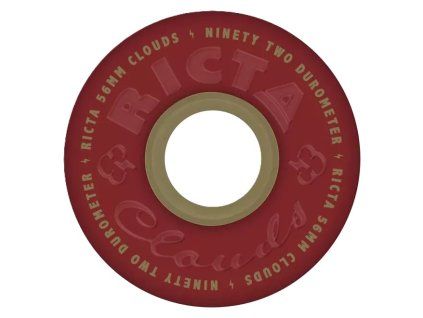 KOLEČKA RICTA CLOUDS MAROON GOLD 56MM