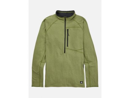 MIKINA BURTON M STCKRN GD 1/2 ZIP GREEN