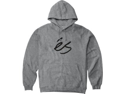 MIKINA ES SCRIPT HOODIE GREY/HEATHER