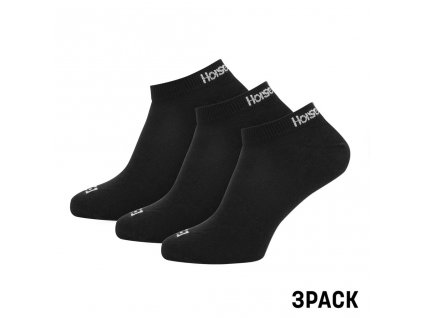 PONOŽKY HORSEFEATHERS LENI 3PACK BLACK