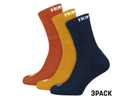PONOŽKY HORSEFEATHERS DELETE 3PACK MULIV