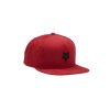 KŠILTOVKA FOX HEAD SNAPBACK FLAME RED