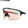 bike bryle horsefeathers recoil photochromic matt black mirror red