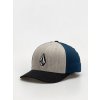 1533512 ksiltovka volcom full stone hthr flexfit deep blue