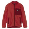 mikina Burton Hearth fleece tomato red