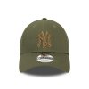 new york yankees metallic outline green 9forty cap 60435144 center