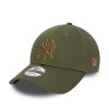 new york yankees metallic outline green 9forty cap 60435144 left