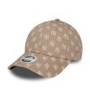 new york yankees womens monogram brown 9forty adjustable cap 60434992 left