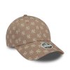 new york yankees womens monogram brown 9forty adjustable cap 60434992 right