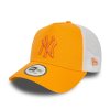 new york yankees league essential papaya smoothie trucker cap 60435245 left