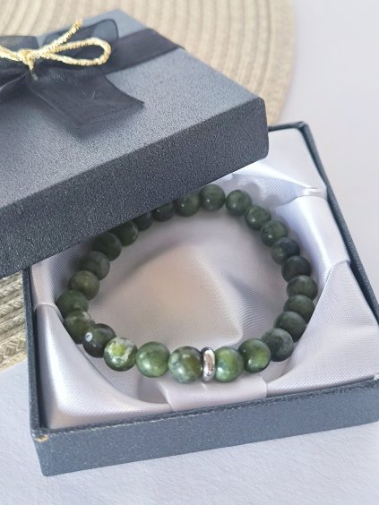 Pánský náramek - hawajský jadeit