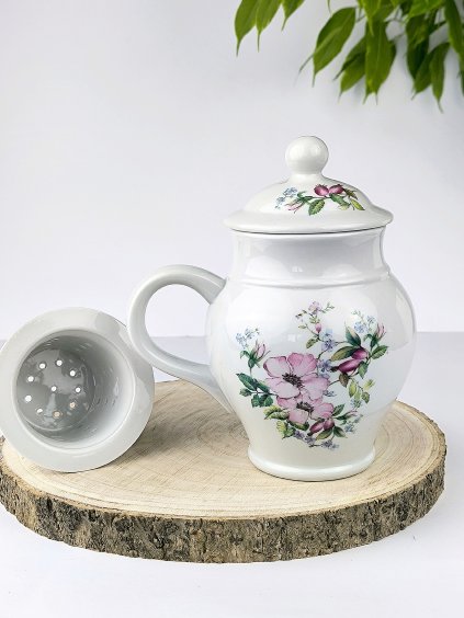 Hrnek na bylinky Čajová růže