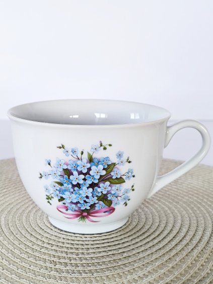 Porcelánový hrnek Pomněnky 400 ml