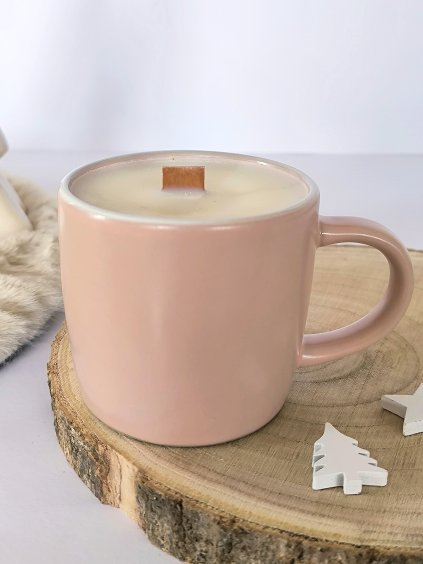 Svíčka v hrníčku Pomeranč a čokoláda