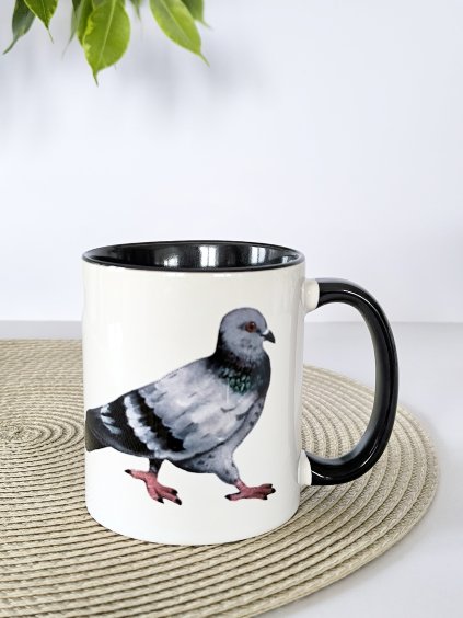 Hrnek s holubem