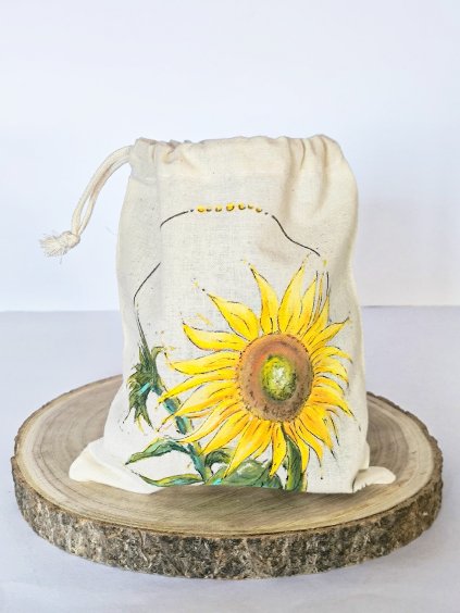 Plátěný pytlík Slunečnice