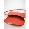 Kožená kabelka PAULA red