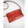 Kožená kabelka PAULA red