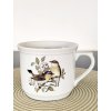 Porcelánový hrnek Vařák ptáci v šípkách, 500 ml