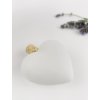 Voňavé porcelánové srdíčko plněné levandulí Střízlíček