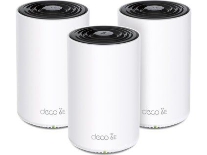 TP-Link Deco XE75 Pro, system Wi-Fi Mesh 6E, 3 sztuki