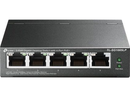 Przełącznik PoE TP-Link TL-SG1005LP