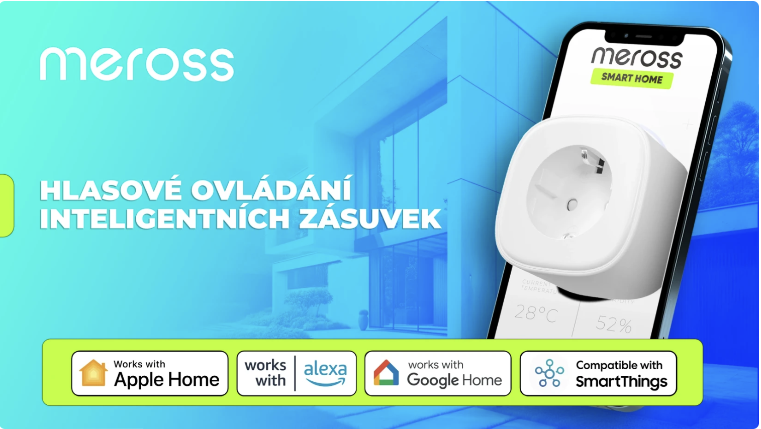 Zásuvky Meross: Ovládejte svá zařízení hlasem