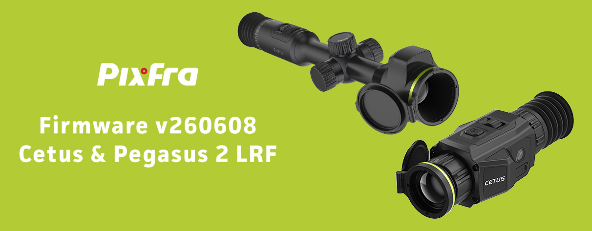 Nový firmware pro Pixfra Cetus a Pegasus 2 LRF (260608)