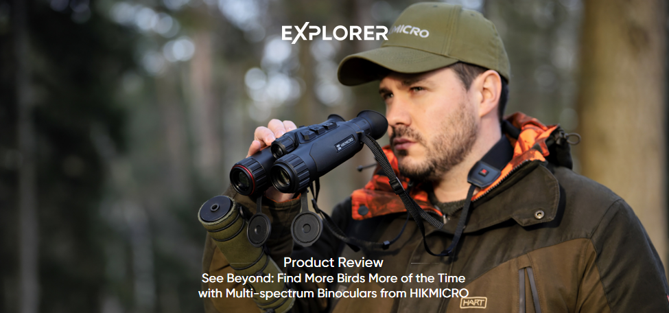 Dívejte se dál: Najděte více ptáků častěji díky multispektrálním dalekohledům od HIKMICRO