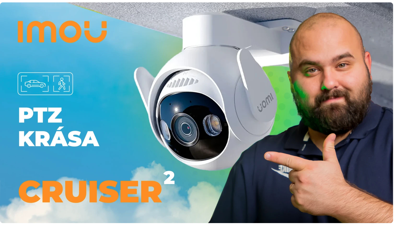 IMOU Cruiser 2 (IPC-GS7EP-5M0WE): Výkonná 5MP PTZ cloudová kamera