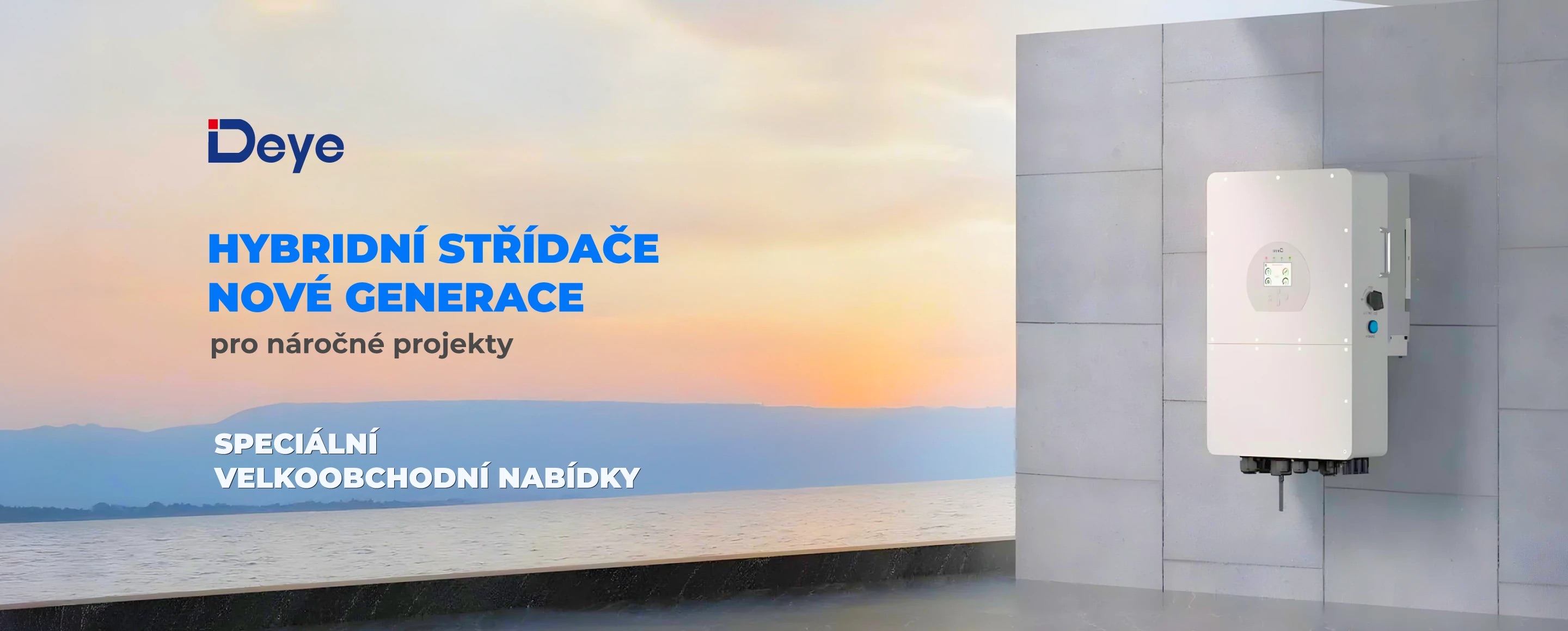 ⚡️ DEYE – hybridní měniče nové generace
