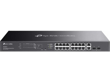 Switch TP-Link ES220GMP 2x GLan, 16x GLan s PoE+, 2x SPF combo, 250W, 19", Omáda SDN