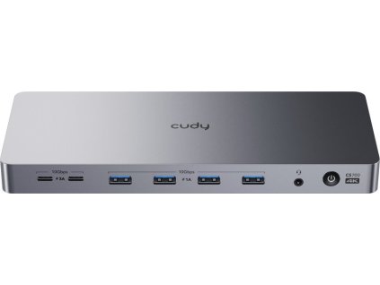 Cudy CS700 Dokovací stanice 13v1, USB-C, 2x 4K, 100W PD