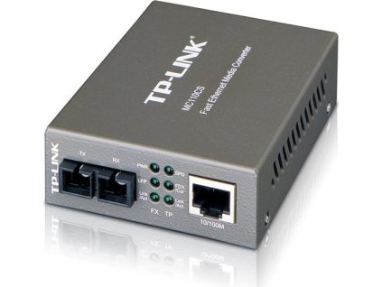 TP-Link MC110CS Singlemode konvertor, 10/100Mbps, 2x SC, 20km