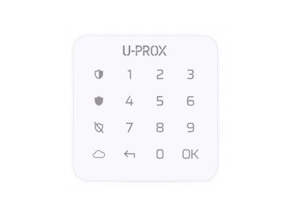 U-Prox - Klávesnice G1 White - Miniaturní klávesnice s dotykovým povrchem pro jednu skupinu