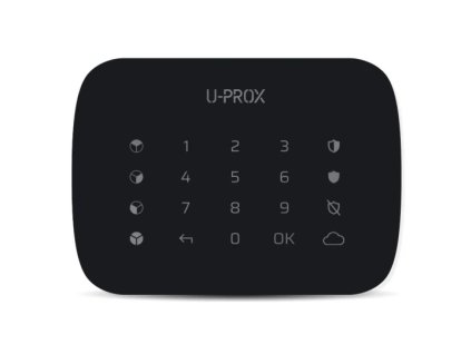 U-Prox - Klávesnice G4 Black - Víceskupinová klávesnice s dotykovým povrchem
