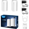 Cudy M11000 Tri-Band Wi-Fi 7 Mesh System, BE11000, 2 pack
