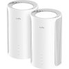 Cudy M11000 Tri-Band Wi-Fi 7 Mesh System, BE11000, 2 pack