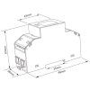 Eastron Elektroměr SDM230 Modbus, 1 fázový