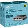 TP-Link TL-SG105MPE Gigabitový Easy Smart PoE Switch, 4x PoE