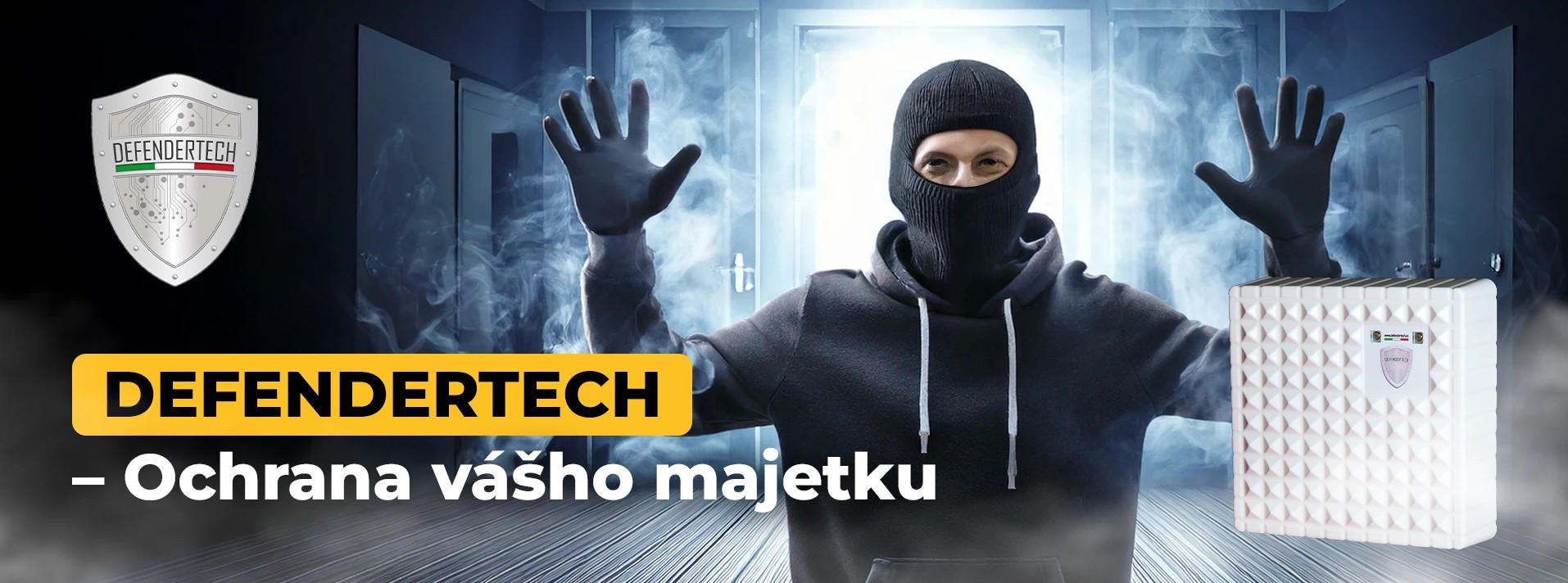 Ochrana vášho majetku: Generátory ochranného dymu DEFENDERTECH