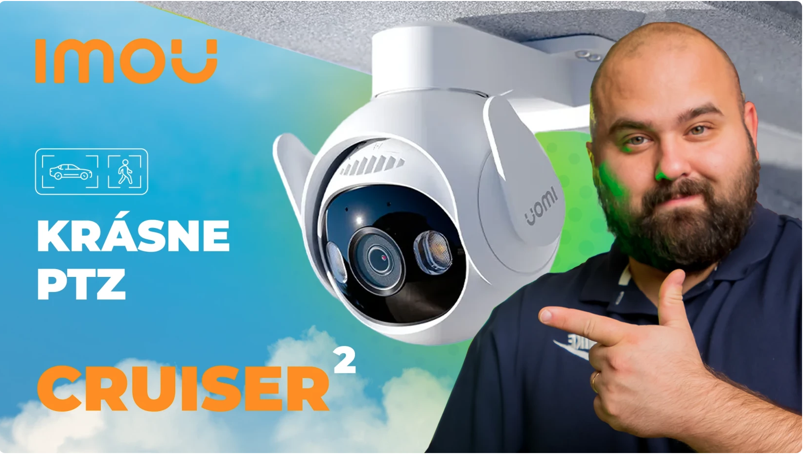 IMOU Cruiser 2 (IPC-GS7EP-5M0WE): 5MP otočná IP kamera