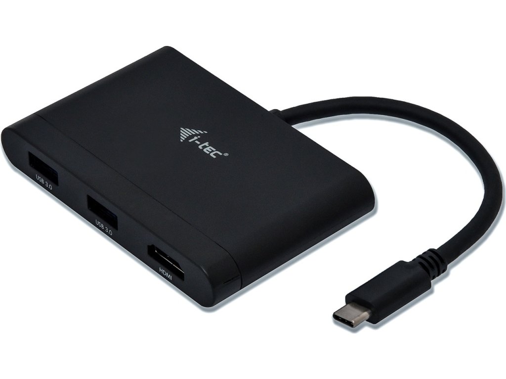 i-tec USB 3.1 Type C HDMI Travel adaptér PD/Data/ 1x HDMI 4K Ultra HD 3840x2160/ 2x USB 3.0/ černý