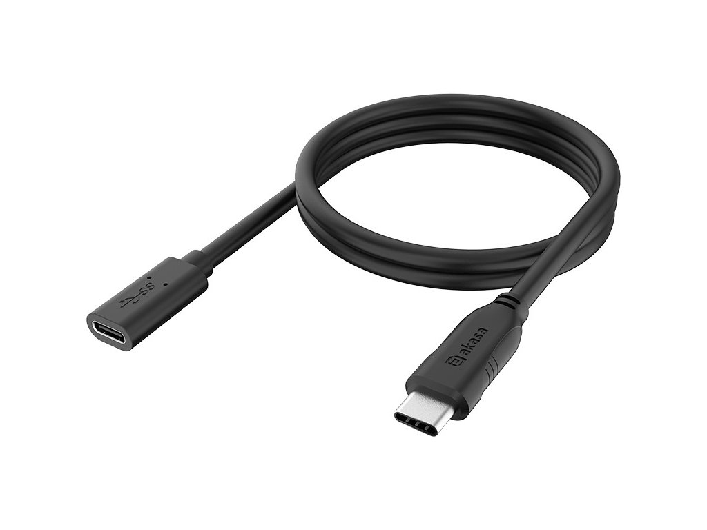 AKASA - prodlužovací kabel USB 10Gbps Type-C 1,2 m