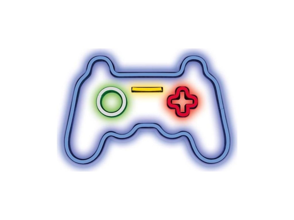 Dekorativní PLEXI LED neon Gamepad multicolor