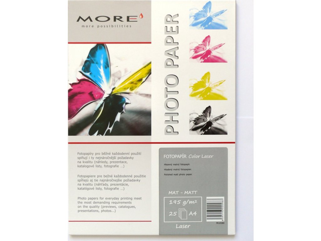 Armor hlazený ColorLaser papír 195g matt 25xA4