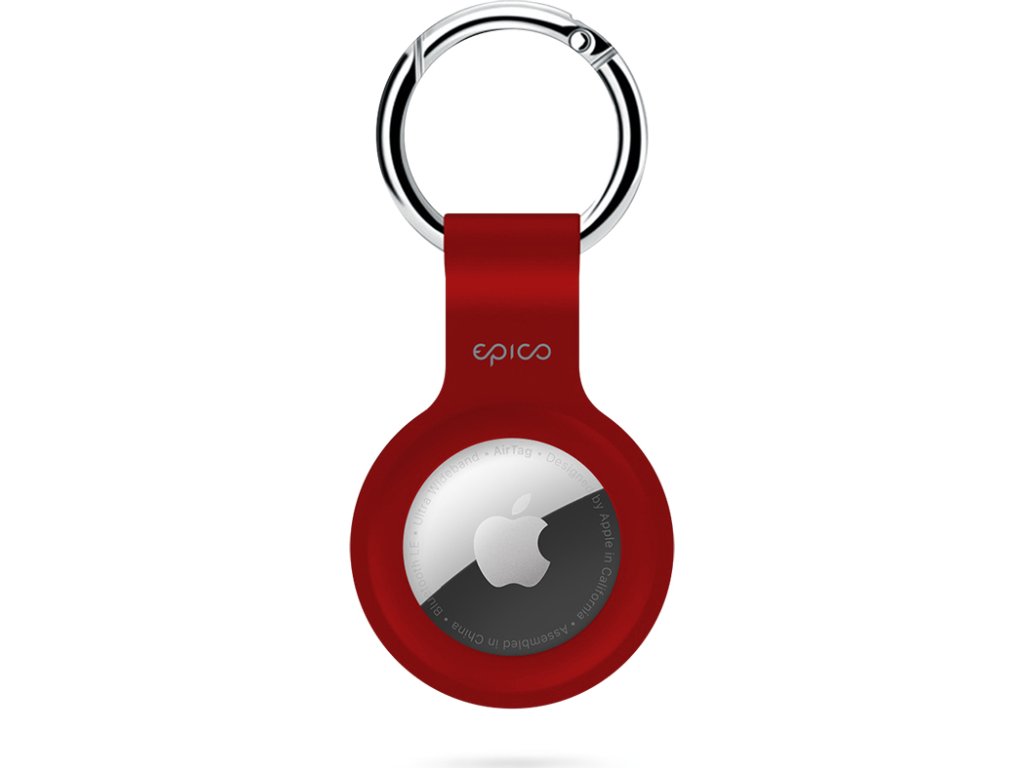 Epico Silicone Case for AirTag - červená