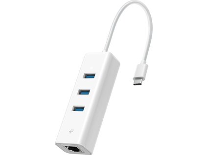 TP-Link UE330C Síťový adaptér a USB Hub s USB 3.0 Type-C, 1 Gbps