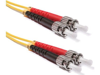 Keline optický patch kábel ST-ST Duplex, OS2, 9/125µm (ITU-T G.652.D), LSOH