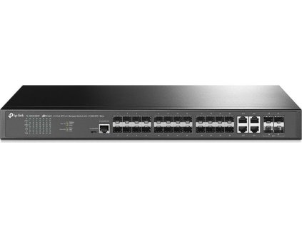 TP-Link TL-SG3428XF JetStream 24-Port SFP L2+ Managed Switch, 20x SFP + 4x SFP/GLAN Combo, 4x 10Gbit SFP+